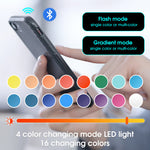 High-Gloss White Coffee Table with LED Effect AI62Decor