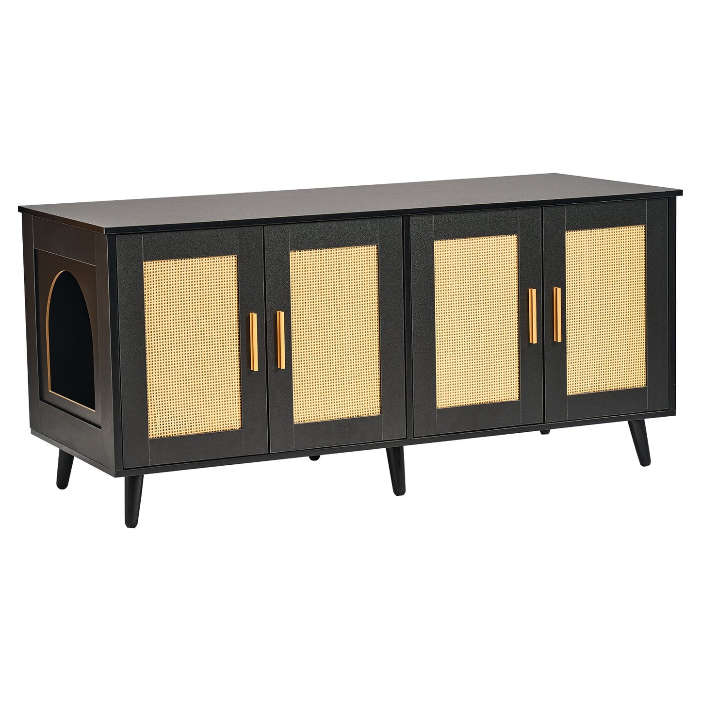 AI62 Decor Cat Litter Box Enclosure for 2 Cats