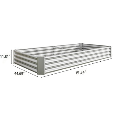 AI62 Decor Metal Raised Garden Bed Kit for Flowers & Vegetables