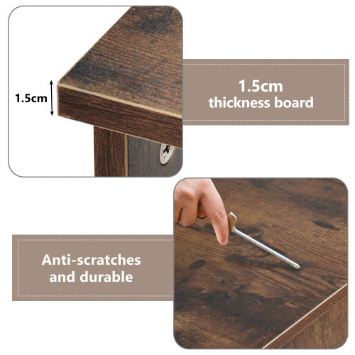 L-Shaped Corner Computer Desk with Storage AI62Decor