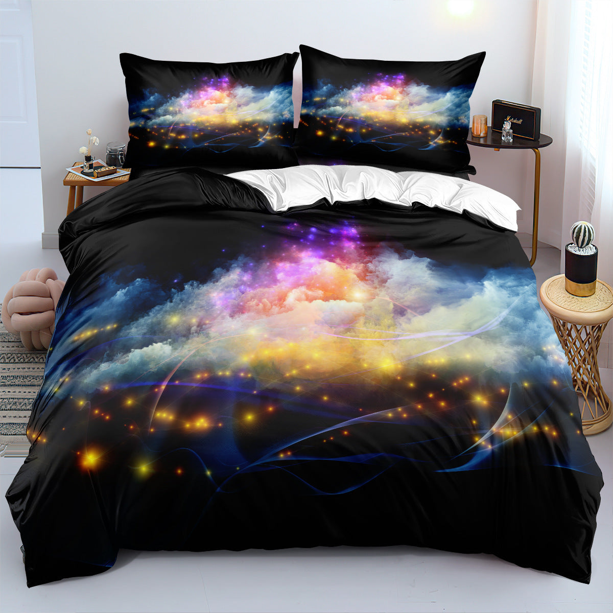 AI62 Decor Digital Printed 3-Piece Bedding Set