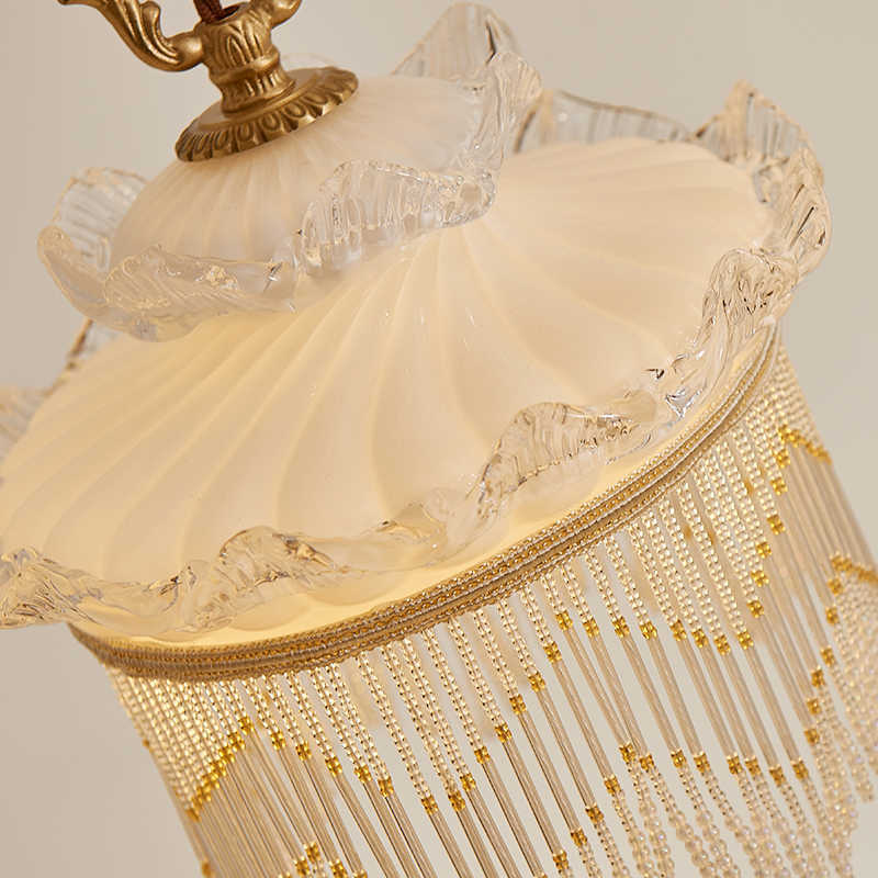 AI62 Decor Elegant Tassel Chandelier for Bedroom & Dining Room