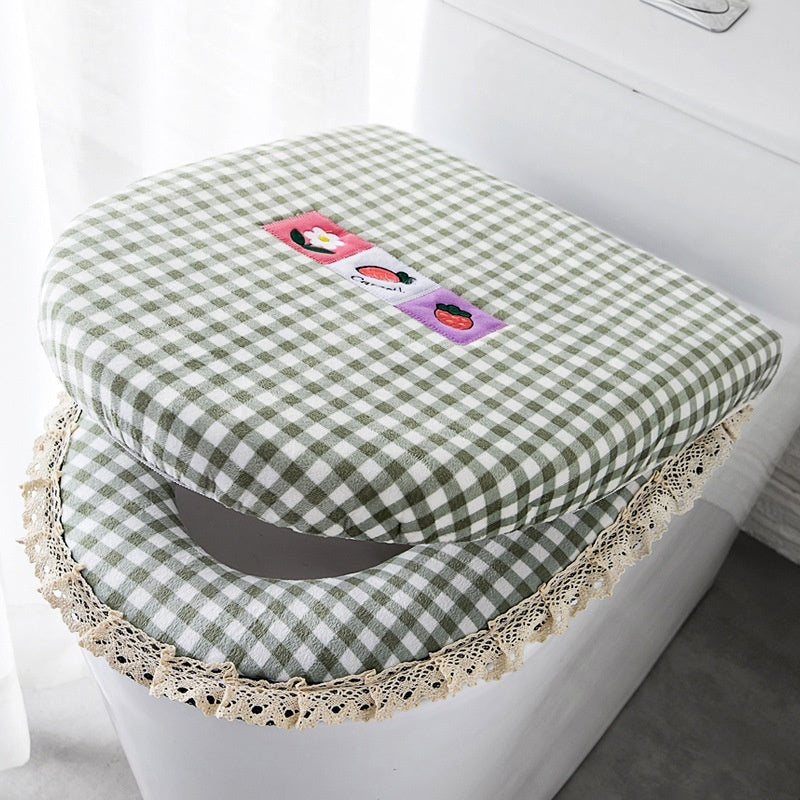 Waterproof 3-Piece Toilet Cushion Seat Set AI62Decor