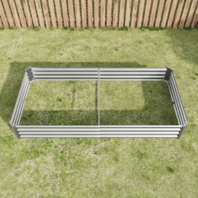 AI62 Decor Metal Raised Garden Bed Kit for Flowers & Vegetables