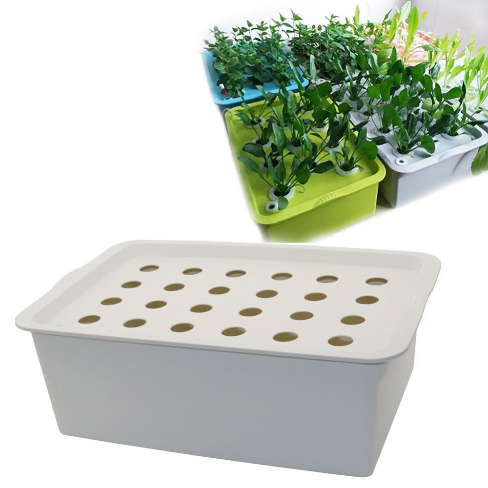 AI62 Decor 24-Hole Hydroponic Garden Kit with Planters
