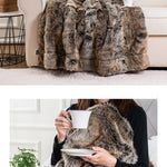 Luxury Faux Fur Throw Blanket AI62Decor