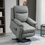 AI62 Decor  Faux Leather 70° Electric Riser Recliner Chair - Grey