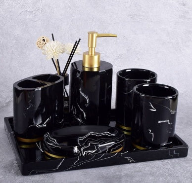 Luxury Ceramic Bathroom Set - High-End Essentials AI62Decor