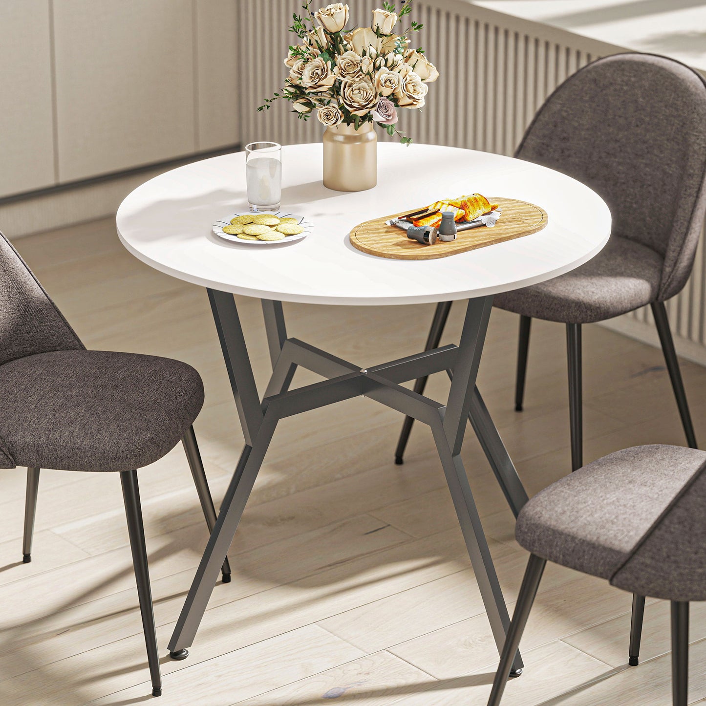 AI62 Decor Modern Round Dining Table