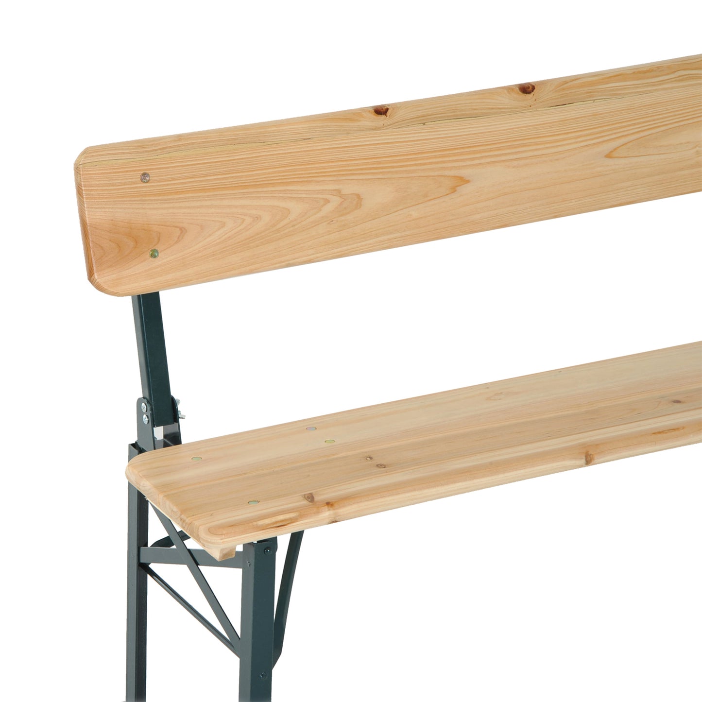 AI62 Decor Wooden Folding Table and Benches – Outdoor Garden Dining Set