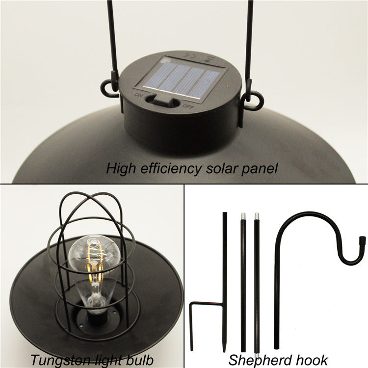 AI62 Decor Solar Waterproof Hanging Lantern for Outdoor Garden