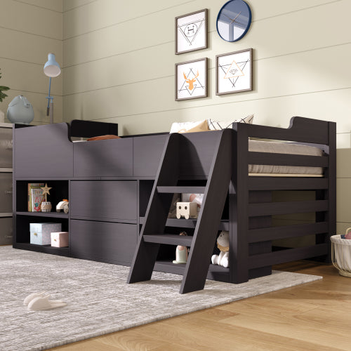 AI62 Decor Kids 3ft Single Cabin Bed with Storage