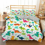 Children’s Cartoon Printed 3-Piece Bedding Set AI62Decor