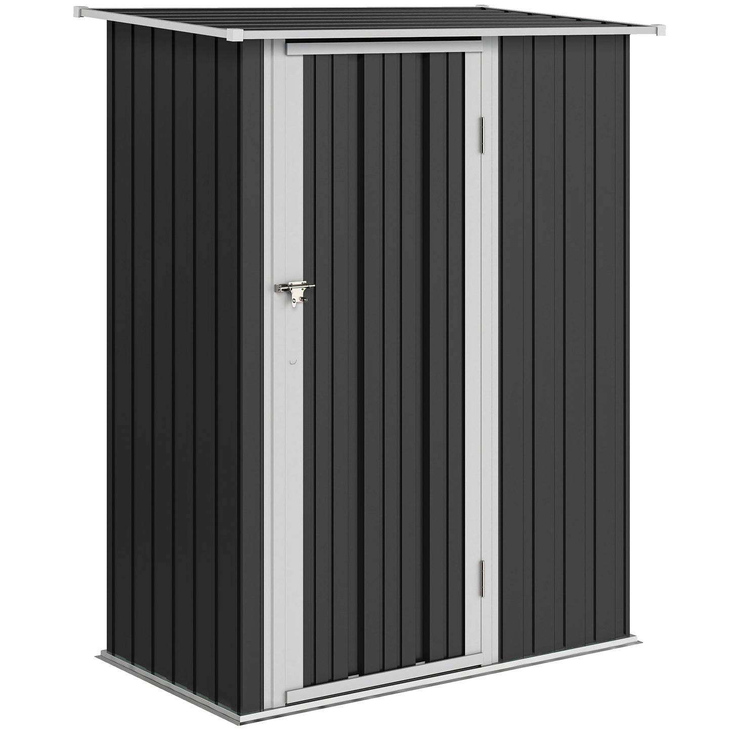 AI62 Decor Lockable Metal Shed for Tools and Equipment