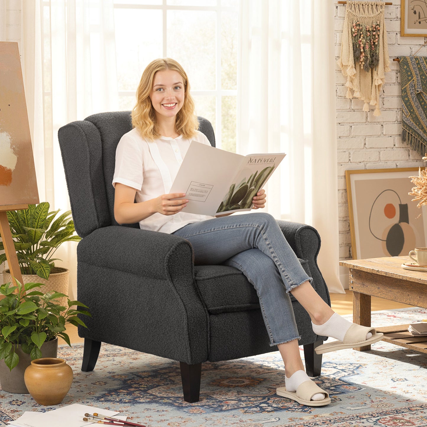 AI62 Decor 132° Recliner Armchair