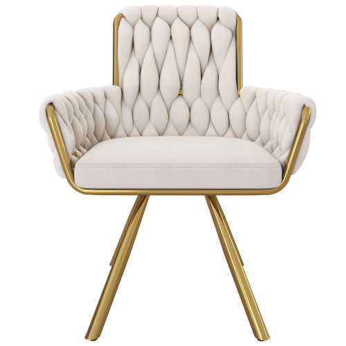 AI62 Decor Velvet Swivel Dining Chair