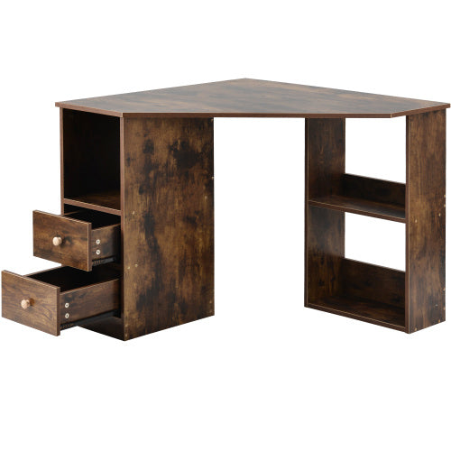 L-Shaped Corner Computer Desk with Storage AI62Decor