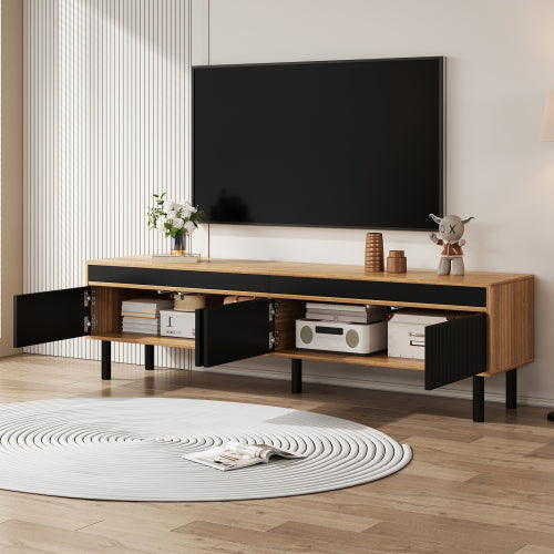 AI62 Decor  4-Door Low Cabinet