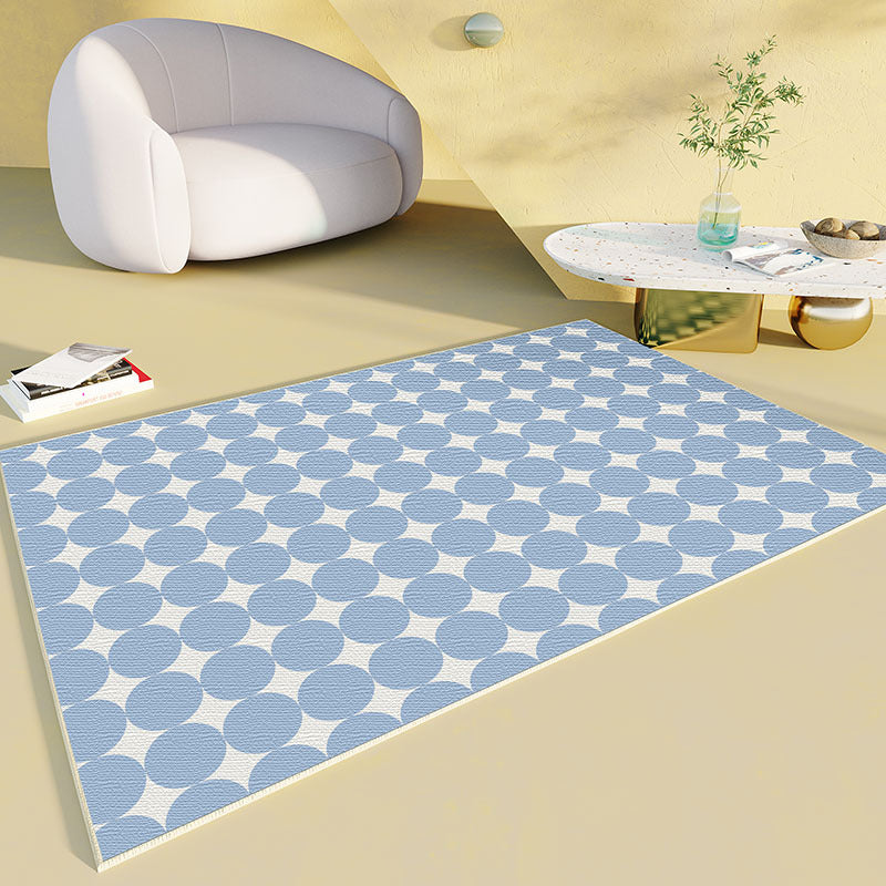 AI62 Decor Checkerboard Rug for Living Room or Cloakroom