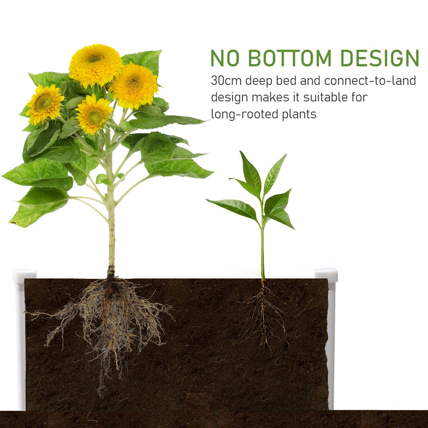 AI62 Decor Outdoor Raised Garden Bed