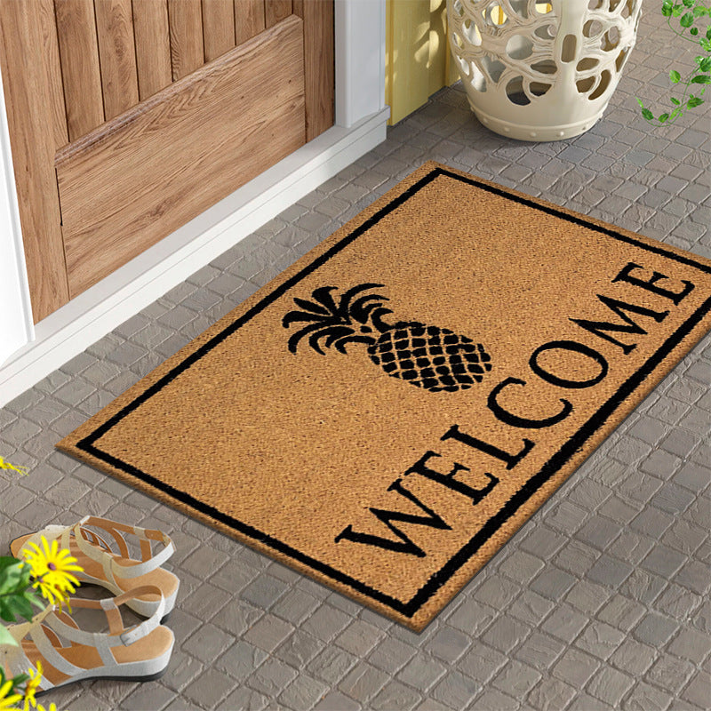 AI62DecorPrinted Velvet Welcome Home Floor Mat