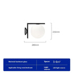 Modern Glass Wall Lamp for Bedroom & Hallway AI62Decor