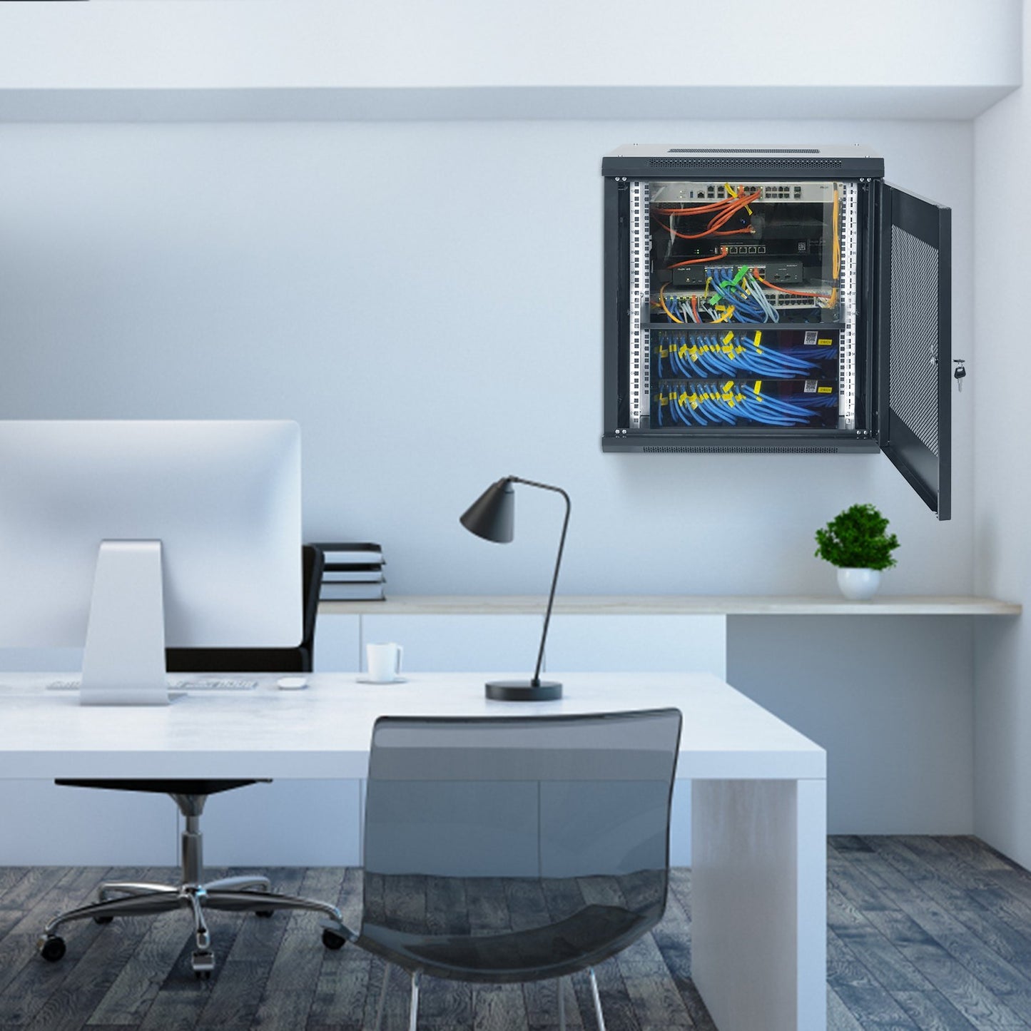 AI62 Decor Wall-Mount Server Cabinet