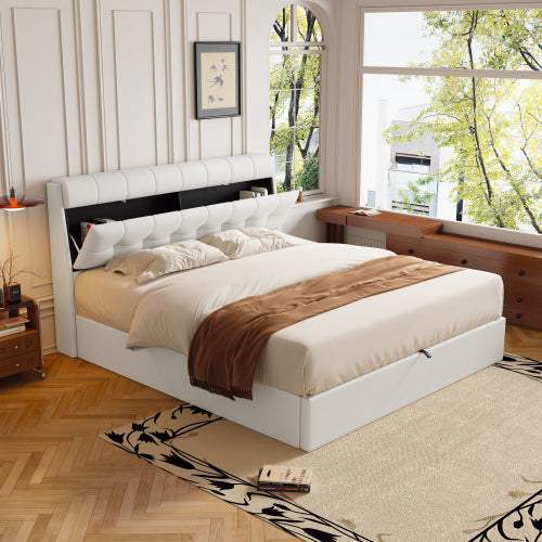 AI62 Decor Hydraulic King Bed with Storage