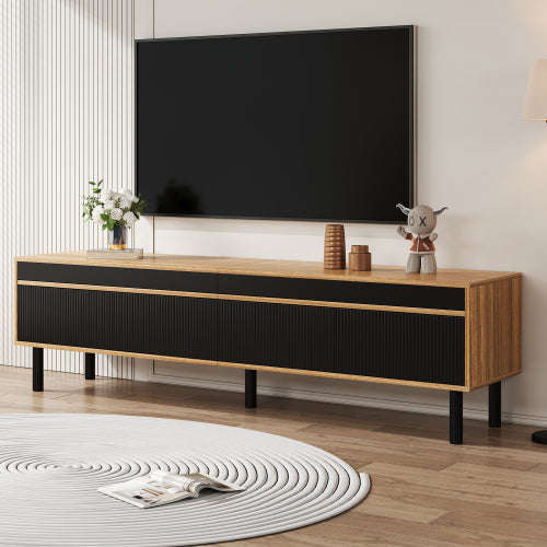 AI62 Decor  4-Door Low Cabinet