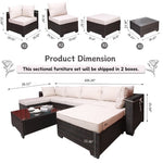 Outdoor Patio Sofa Furniture Set AI62Decor