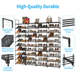 10-Layer Vertical Shoe Rack Organizer for Entryway AI62Decor