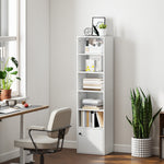 AI62 Decor  6-Tier 156 Cm Tall Bookcase - White