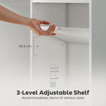 AI62 Decor  6-Tier 156 Cm Tall Bookcase - White