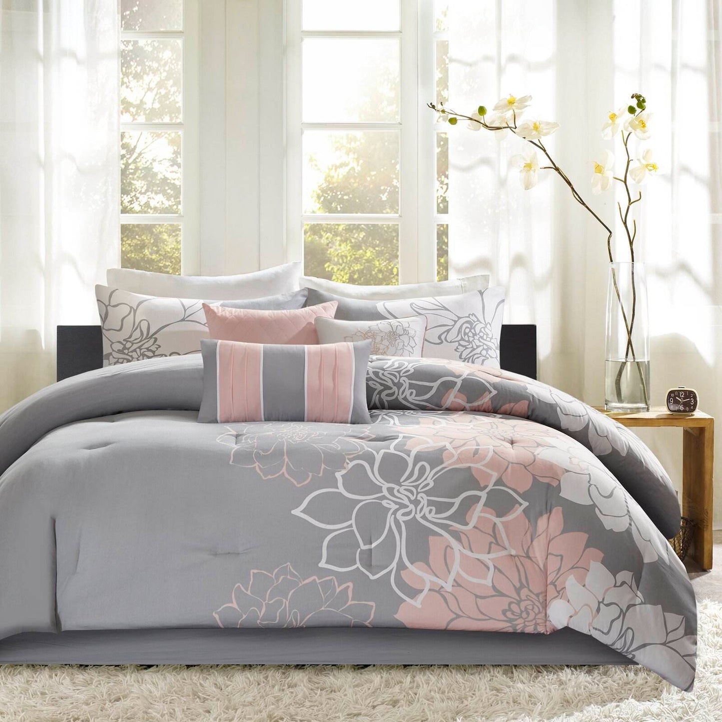 AI62 Decor European-Style 4-Piece Jacquard Bedding Set