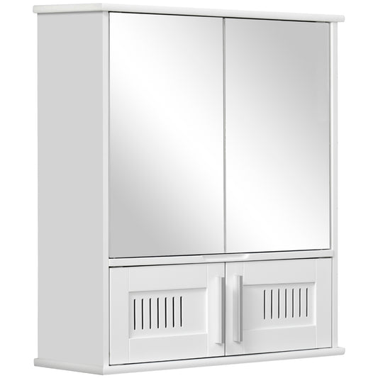 AI62 Decor Space-Saving Wall Mirror Cabinet for Bathroom