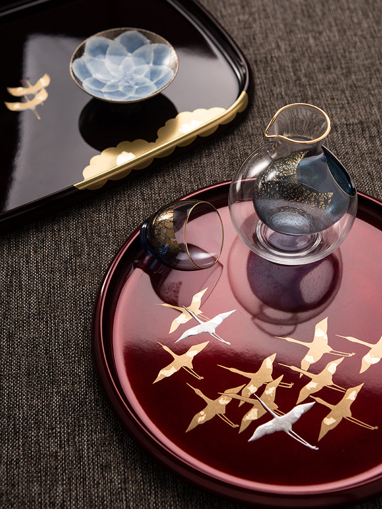 Shanjia Lacquerware Household Fruit Tray AI62Decor