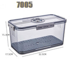 Transparent Refrigerator Storage Box - Food Grade PET AI62Decor
