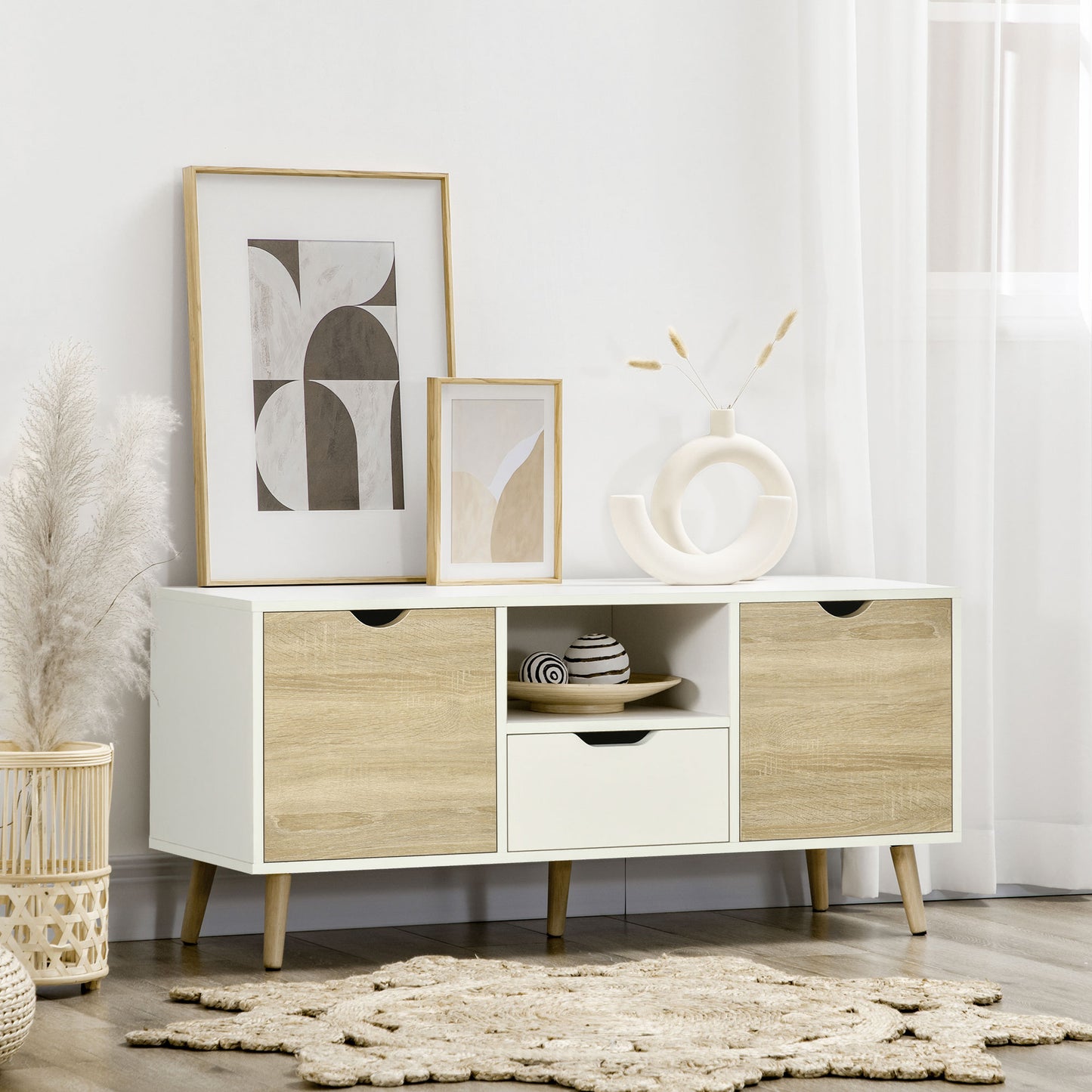 AI62 Decor Storage TV Cabinet for Living Room & Bedroom
