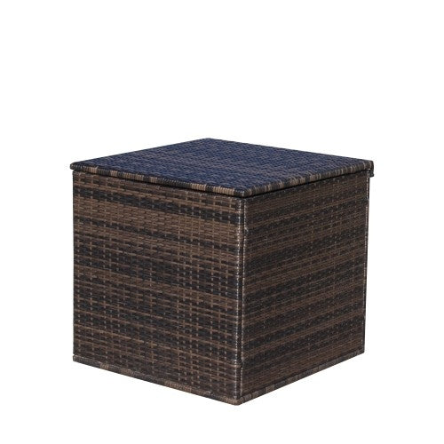 Wicker Patio Furniture Storage Box AI62Decor
