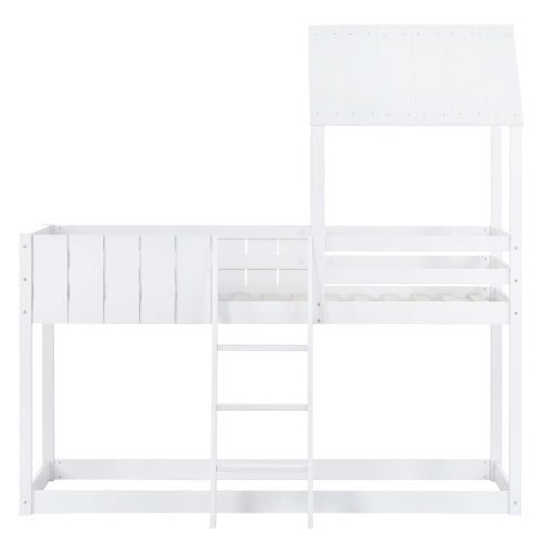 AI62 Decor White Mid-Sleeper Cabin Bed