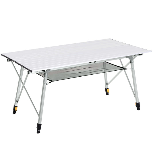 AI62 Decor 4FT Folding Aluminium Picnic Table with Carry Bag