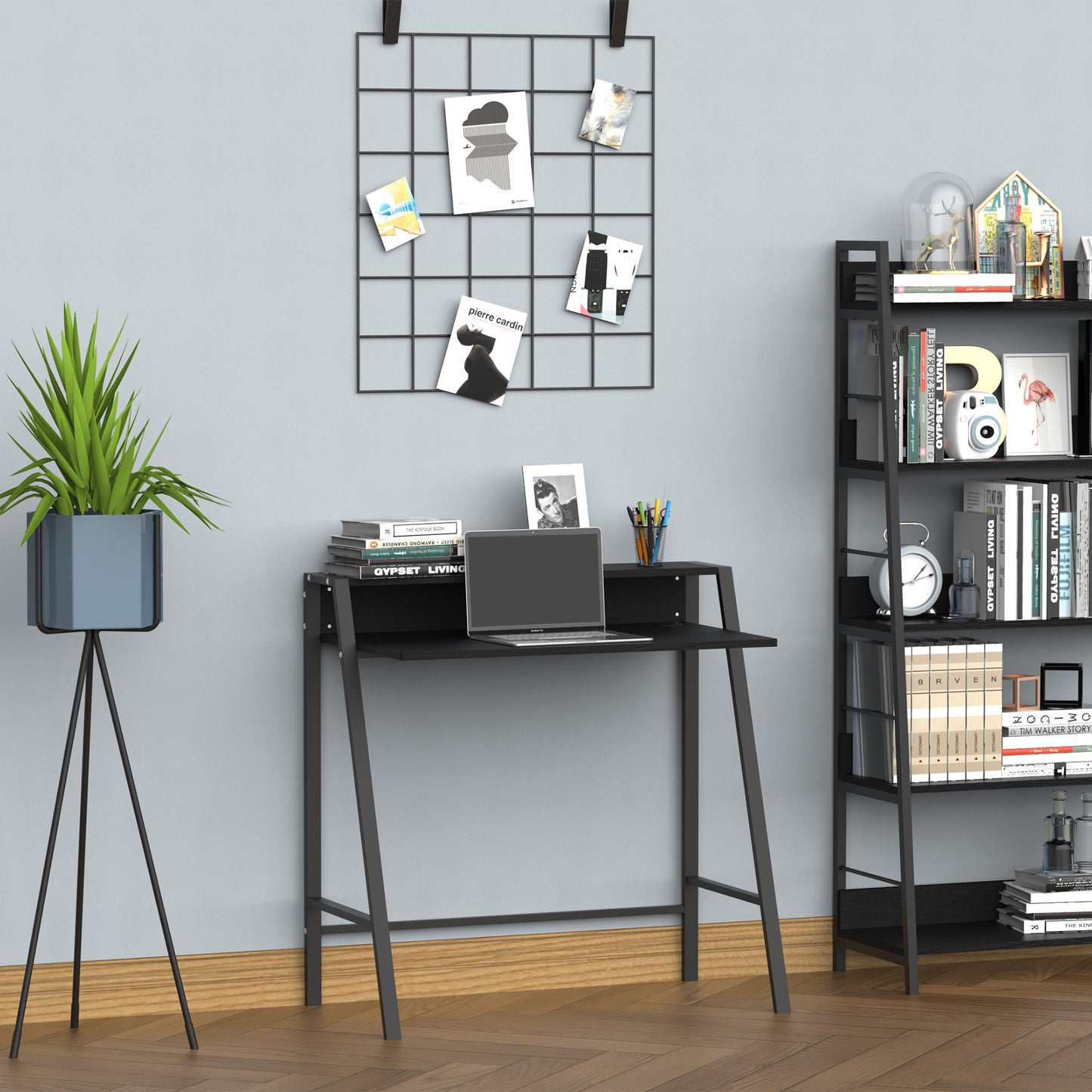 AI62 Decor Computer Desk with Shelf for Home Office