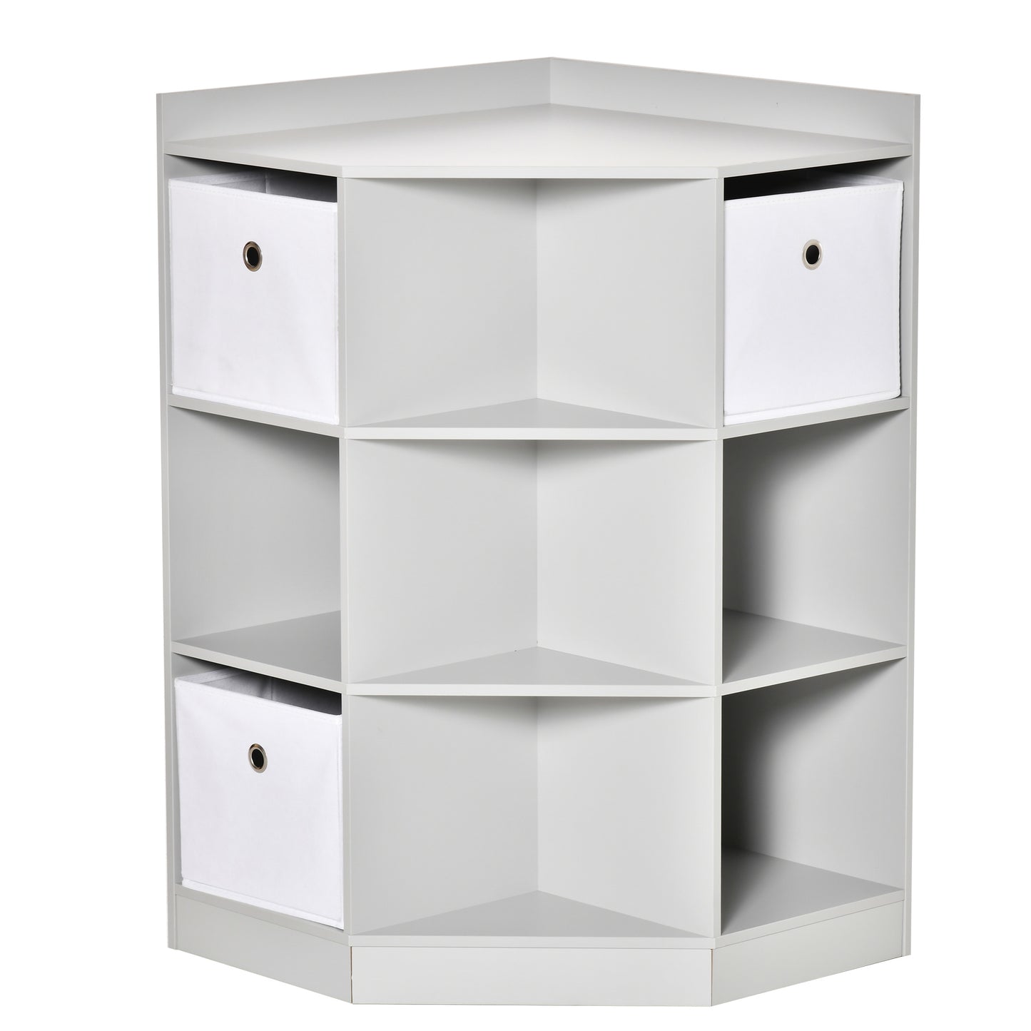 AI62 Decor  3-Tier Kids Bookcase & Toy Storage with Drawers – Grey