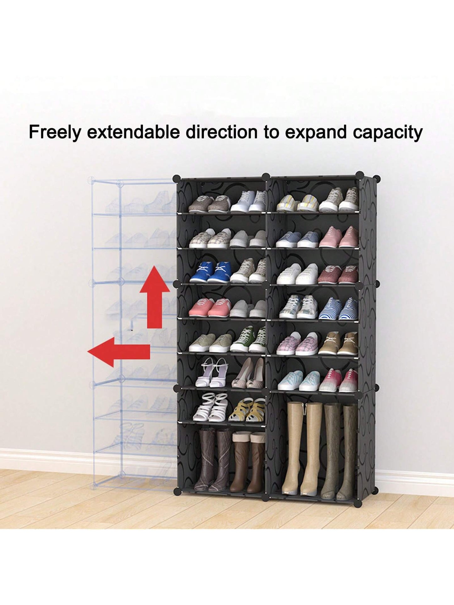 AI62 Decor Tall Multi-Layer Shoe Rack – Large Capacity