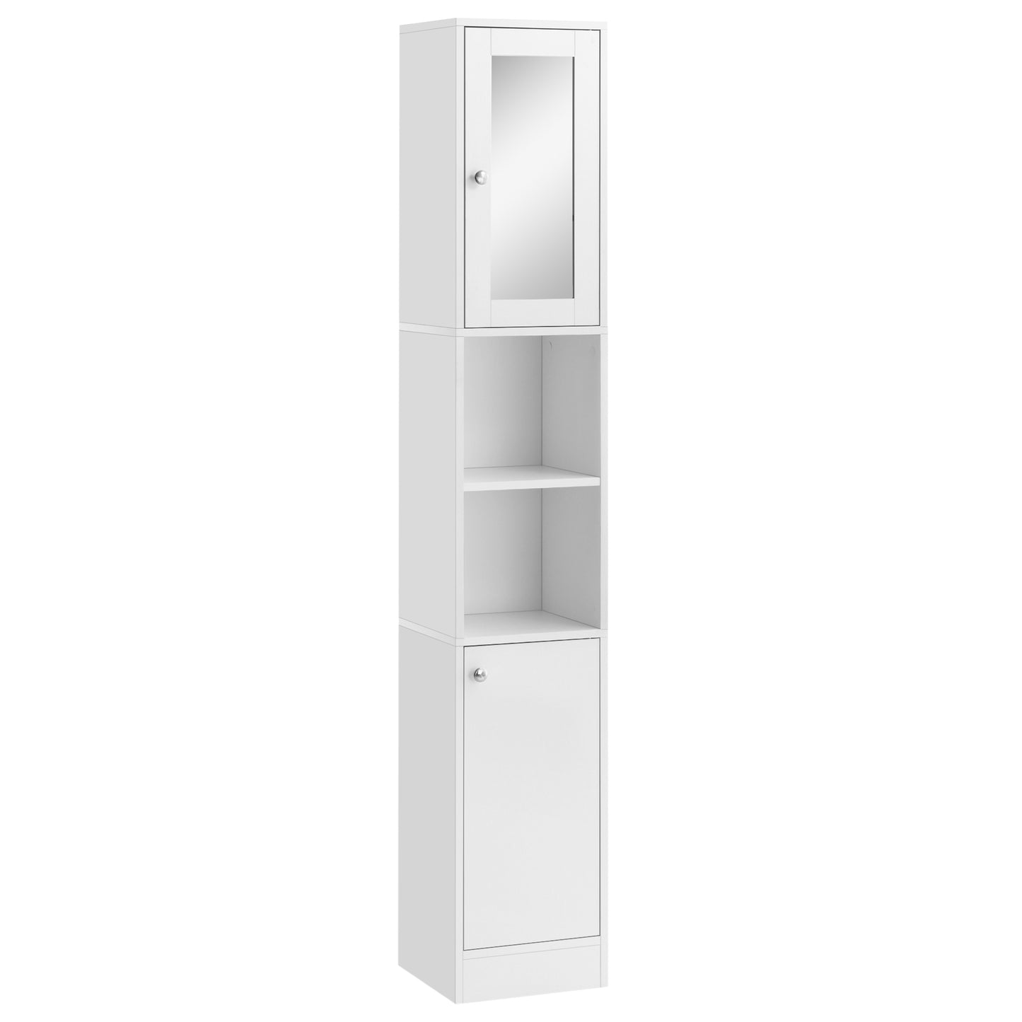 AI62 Decor White Kleankin Freestanding Bathroom Cabinet