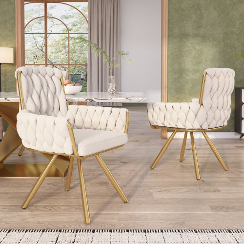 AI62 Decor Velvet Swivel Dining Chair