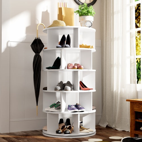 AI62 Decor 5-Tier Rotatable Shoe Rack