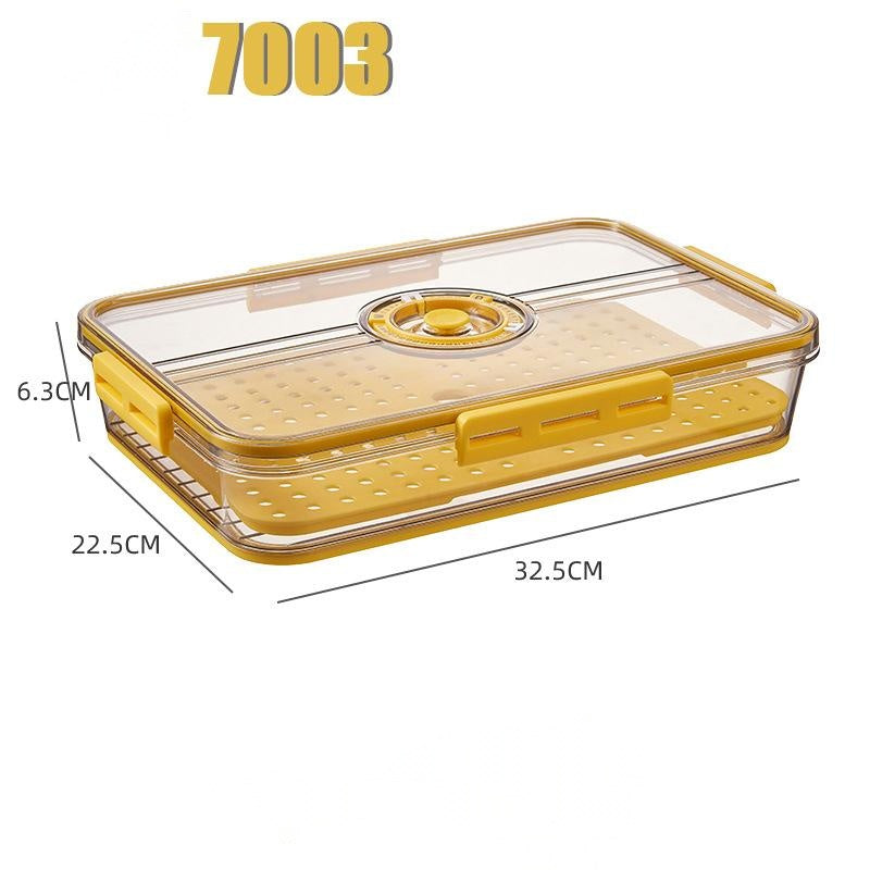 Transparent Refrigerator Storage Box - Food Grade PET AI62Decor