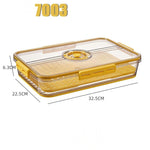 Transparent Refrigerator Storage Box - Food Grade PET AI62Decor