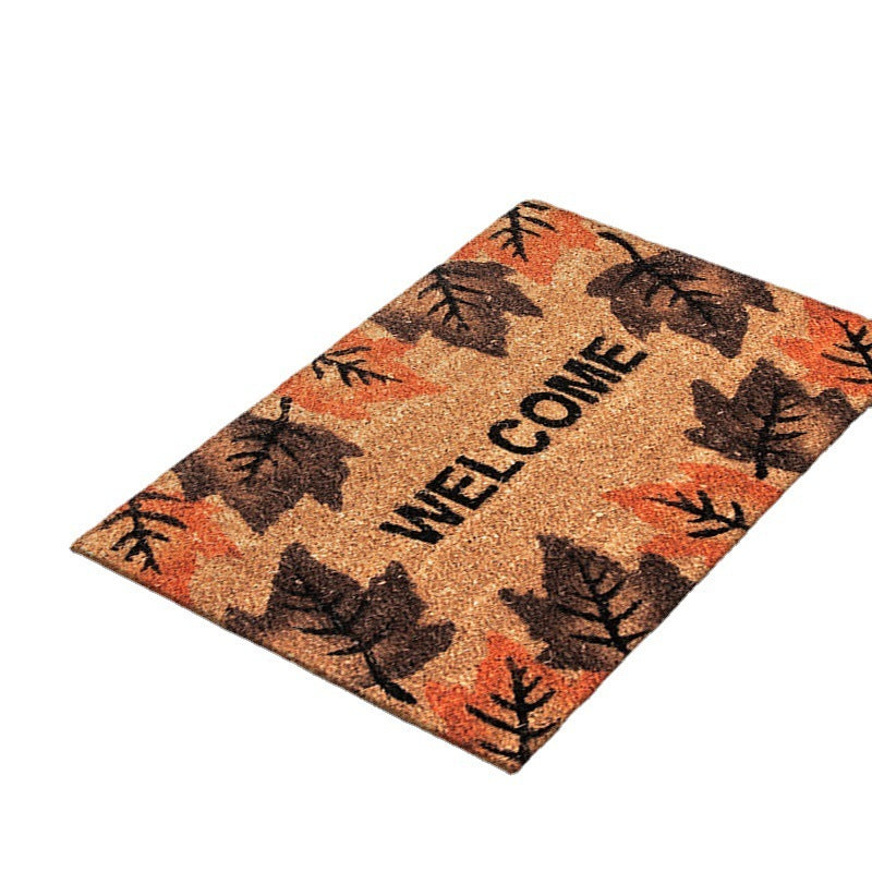 Printed Velvet Welcome Home Floor Mat AI62Decor